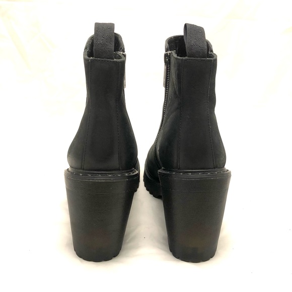 Dr. Martens Magdalena High Heel Ankle Chunky Platform zip Boots sz 10 - Picture 9 of 14